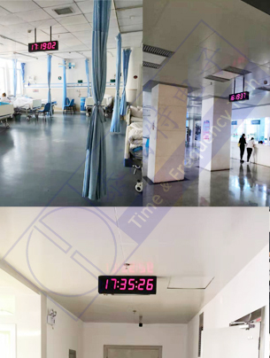 數(shù)字子鐘上架竣工實景圖 數(shù)字子鐘上架竣工實景圖